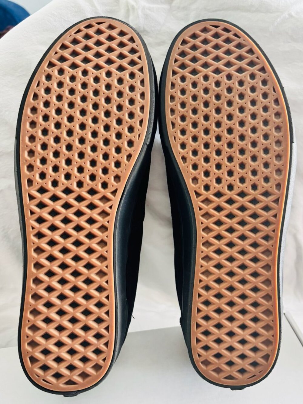 Vans Authentic ComfyCush Black Canvas Sneakers Men's Size 12 Skate Casual Shoes - Picture 9 of 16